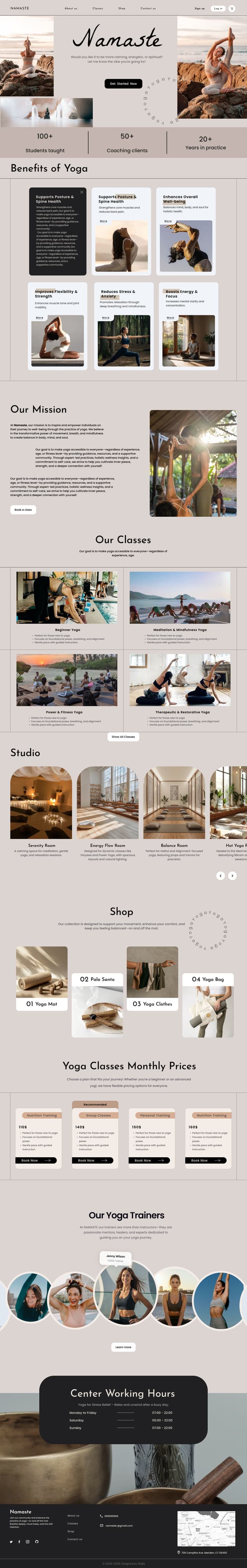 Namaste — Yoga Platform & Store